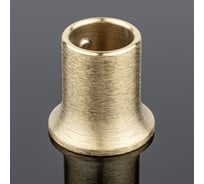 Соединитель труба-стена SERVICE PLUS ф19, золото брашированное, латунь S02-506BGM/brass