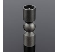 Соединитель трубы SERVICE PLUS ф19, 90-180, графит матовый, латунь S02-510GFM/brass