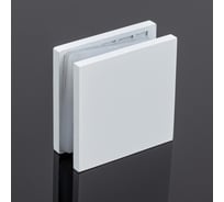 Коннектор стена-стекло SERVICE PLUS 90, белый матовый, sus304 K02-202WM/sus304