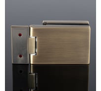 Петля стена-стекло SERVICE PLUS с защелкивающейся крышкой 90, бронза, латунь P03-101BRZ/brass