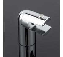 Держатель стекла SERVICE PLUS ф19, торцевой 90, хром, латунь D02-509CR/brass