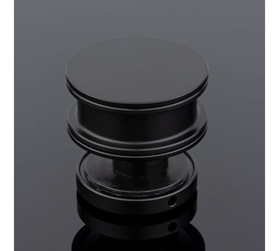 Ролик с креплением к стеклу SERVICE PLUS черный матовый, sus304 R02-401BLK/SUS304