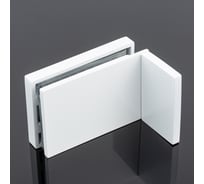 Коннектор стекло-стена SERVICE PLUS белый матовый, sus304 K02-203WM/sus304