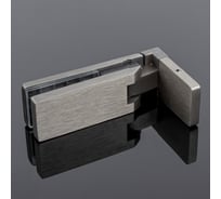 Петля стена-стекло SERVICE PLUS открывание 90, графит матовый, sus304 P03-106GRF/sus304