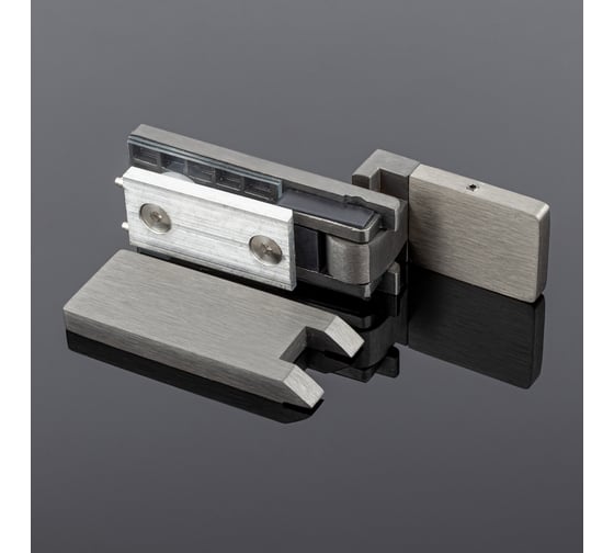 Петля стена-стекло SERVICE PLUS открывание 90, графит матовый, sus304 P03-106GRF/sus304