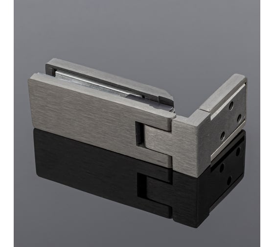 Петля стена-стекло SERVICE PLUS открывание 90, графит матовый, sus304 P03-106GRF/sus304