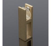 Держатель стекла SERVICE PLUS сквозной, 30x10, брашированное золото, sus304 S02-501BGD/sus304