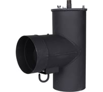 Патрубок дымохода ROMMER Rsb-1110-041395 вертикальный, d=150, l=304, h=396 RG008VCUNEGMO8
