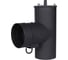 Патрубок дымохода ROMMER Rsb-1110-041395 вертикальный, d=150, l=304, h=396 RG008VCUNEGMO8 1