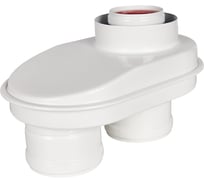 Моноблочный адаптер ROMMER Rca-8080-240002 для перехода на двухтрубную систему 80/80, в комплекте фланец и втулка d60 l-50 RG0091CSQ2KOCO