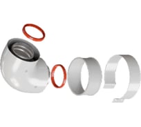 Начальный участок ROMMER Rca-6010-250100 90 гр., универсальный, 60/100 (кроме immergas и navien deluxe 75/100 стар.) RG0091CSP6JSQQ 26580458