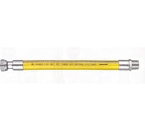 Гибкая подводка для газа DOUBLE-LIN гофрированная из нержавеющей стали, оплетка пвх, вр/нр 1/2", l=30см LL8008 (1/2"х1/2")