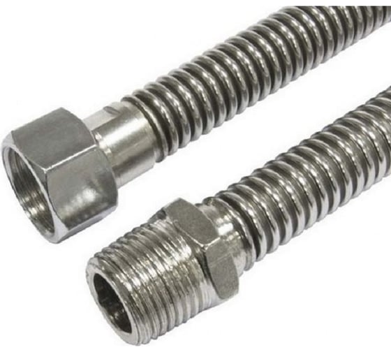 Сильфонная подводка для газа ELKA 1/2" 1,0 м., вн/нар 772055В