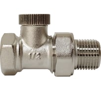 Запорный радиаторный клапан Unipak arrowhead element, прямой, ду15 215022