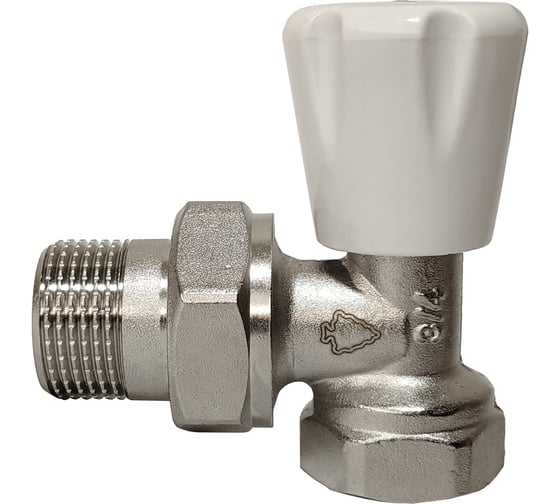 Радиаторный ручной клапан Unipak arrowhead element-m, угловой ду15 211122