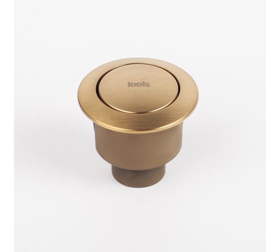 Кнопка слива для арматуры IDDIS 1-ур, 38 мм, бронза 92038BR1AR