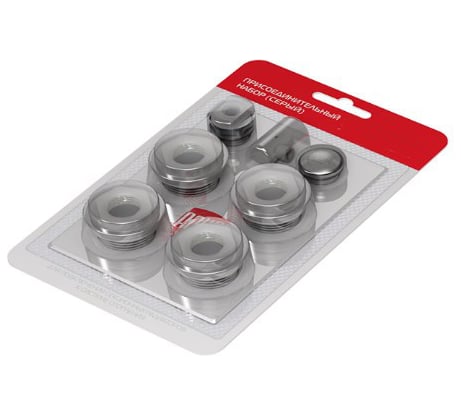 Набор присоединительный 1/2" (серебристый) Royal Thermo