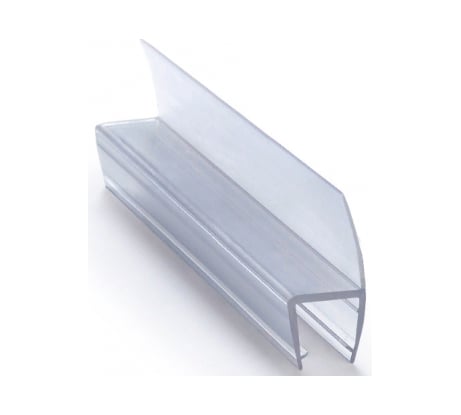 Уплотнительный профиль SERVICE PLUS дверь-стекло, 180, т=8 мм, l=2200 мм, пвх, прозрачный BK-702T8