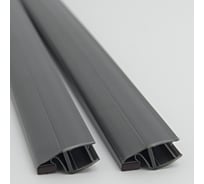 Магнитный уплотнительный профиль SERVICE PLUS для стекла 8 мм, регулируемый 90-180, 2500 мм, premium PVH04-907GFM8