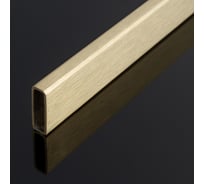 Труба SERVICE PLUS 30/10/1.5 мм, 3000 мм, grit 10k, брашированное золото, sus304 Т02-707BMG-GRIT10K/sus304
