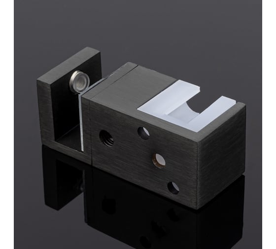 Нижняя направляющая SERVICE PLUS двойная, графит матовый, sus304 N02-402GFM/sus304