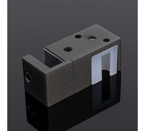 Нижняя направляющая SERVICE PLUS двойная, графит матовый, sus304 N02-402GFM/sus304