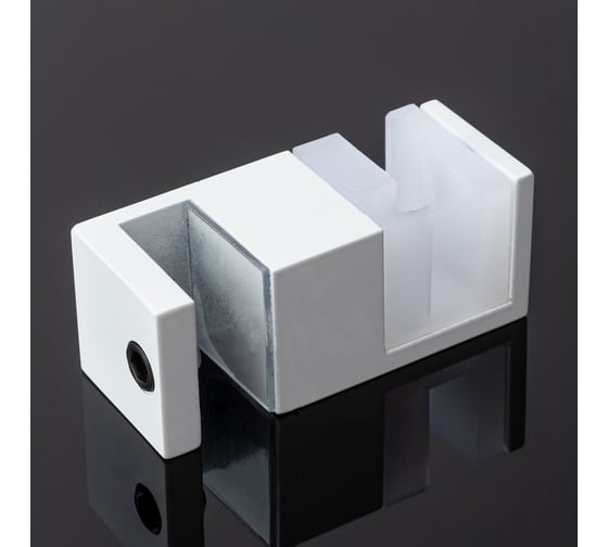Нижняя направляющая SERVICE PLUS двойная, белый матовый, sus304 N02-402WM/sus304 1