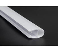 Уплотнительный ПВХ-профиль SERVICE PLUS для стекла 8 мм, 2500 мм, premium PVH04-906WM8
