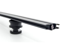 Магнитный уплотнительный профиль SERVICE PLUS прямой угол, для стекла 8 мм 2500 мм, premium PVH04-900BKL8