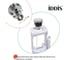 Кнопка слива для арматуры IDDIS 2-ур, 38 мм, хром 92038SB2AR 5