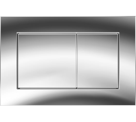 Клавиша смыва Teymi Aina двойной смыв, хром глянец T70012CH ЦБ-00266817 1