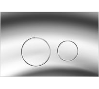 Клавиша смыва Teymi Lina двойной смыв, хром глянец T70102CH ЦБ-00266823