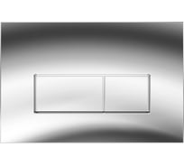 Клавиша смыва Teymi Helmi двойной смыв, хром глянец T70202CH ЦБ-00266819