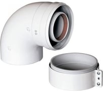 Коаксиальный отвод Baxi 90 для всех котлов кроме eco classic / eco nova, диам. 60/100 мм MT71410142