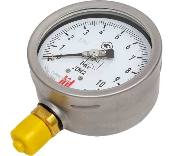 Манометр ДМ 2 100 Р (0-10) бар, кл.1.0, G1/2" BD 1152100009