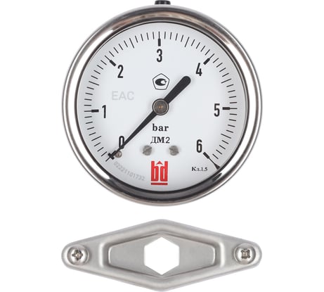 Манометр ДМ 2 063 ТС (0-6) бар, кл.1.5, G1/4" BD 1152100020