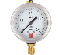 Манометр ДМ 2 100 Р (0-0.4) МПа, кл.1.0, М20x1.5 BD 1152100004