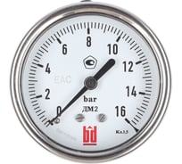 Манометр ДМ 2 063 Т (0-16) бар, кл.1.5, G1/4" DIN CASE BD 1152100028