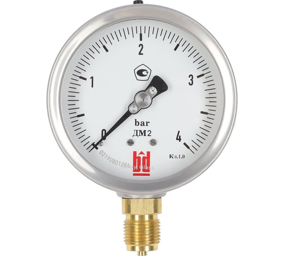 Манометр ДМ 2 100 Р (0-4) бар, кл.1.0, G1/2" BD 1152100012 1