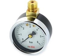 Радиальный манометр 6бар, диаметр 50мм, 1/4Н, верхнее подключение Uni-Fitt 302P2020