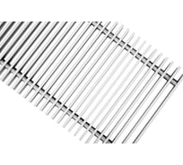 Рулонная декоративная решетка TECHNO серебро РРА 150-1800