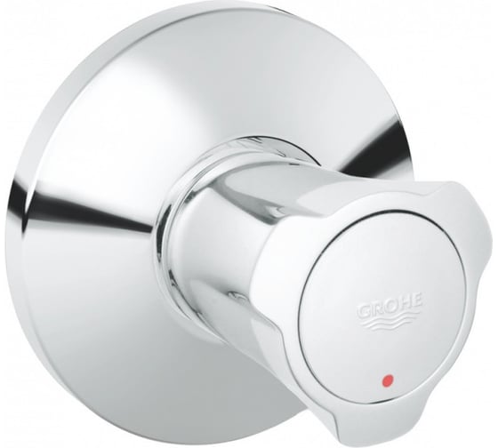 Внешняя часть вентиля GROHE Costa L, красная маркировка, хром 19809001