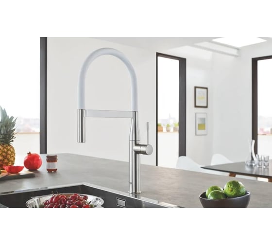 Гибкий шланг GROHE GROHFlexx для смесителя Essence, жемчужный 30321MW0