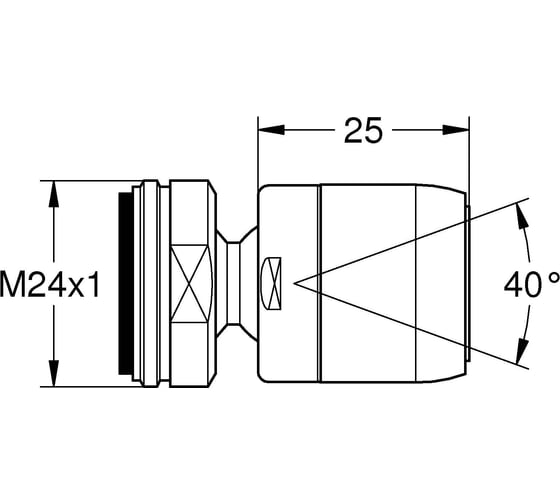 Аэратор GROHE с внешней резьбой M 24x1 13915000