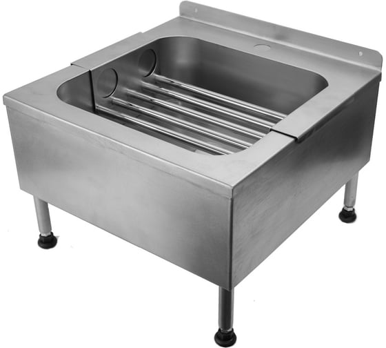 Решетка мойки для ног Тругор 400x200 мм, AISI 304, d 18 00278569