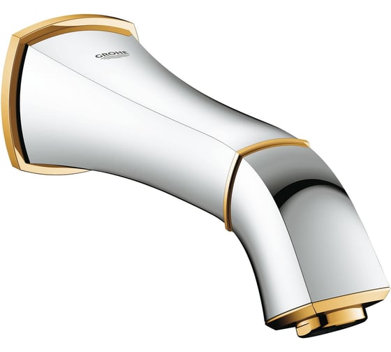 Настенный излив для ванны GROHE Grandera хром/золото 13341IG0