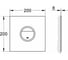 Панель смыва GROHE инфракрасная для унитаза Ondus Digital (3 режима смыва), черный бархат 38915KS0 6