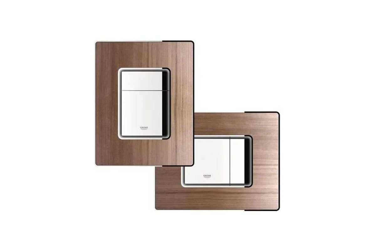 Панель смыва для унитаза GROHE Skate Cosmopolitan Wood (3 режима смыва ...