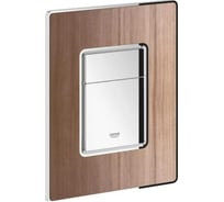 Панель смыва для унитаза GROHE Skate Cosmopolitan Wood (3 режима смыва), орех 38849HP0