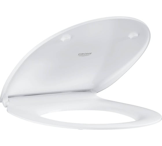 Сиденье для унитаза GROHE Bau Ceramic, с микролифтом, альпин-белый 39923000